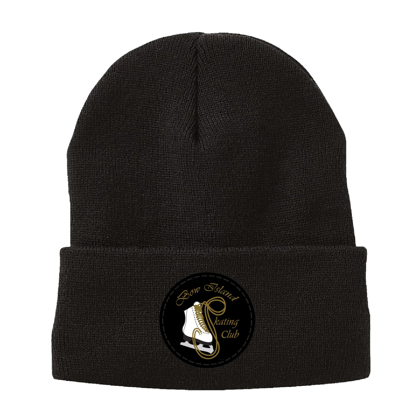 Bow Island Skating Club Patched Cuffed Beanie (BISP001-SP12)