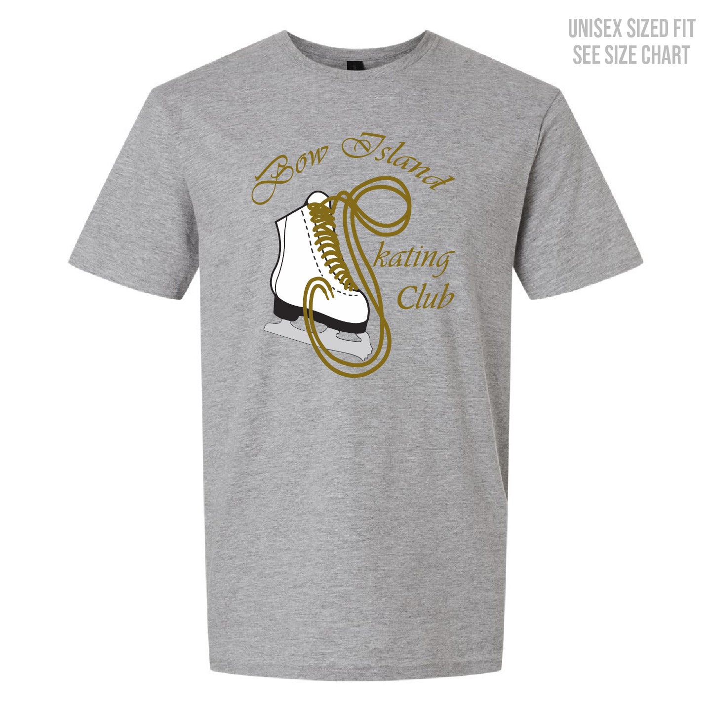 Bow Island Skating Club ADULT T-Shirt (BIST001-64000)