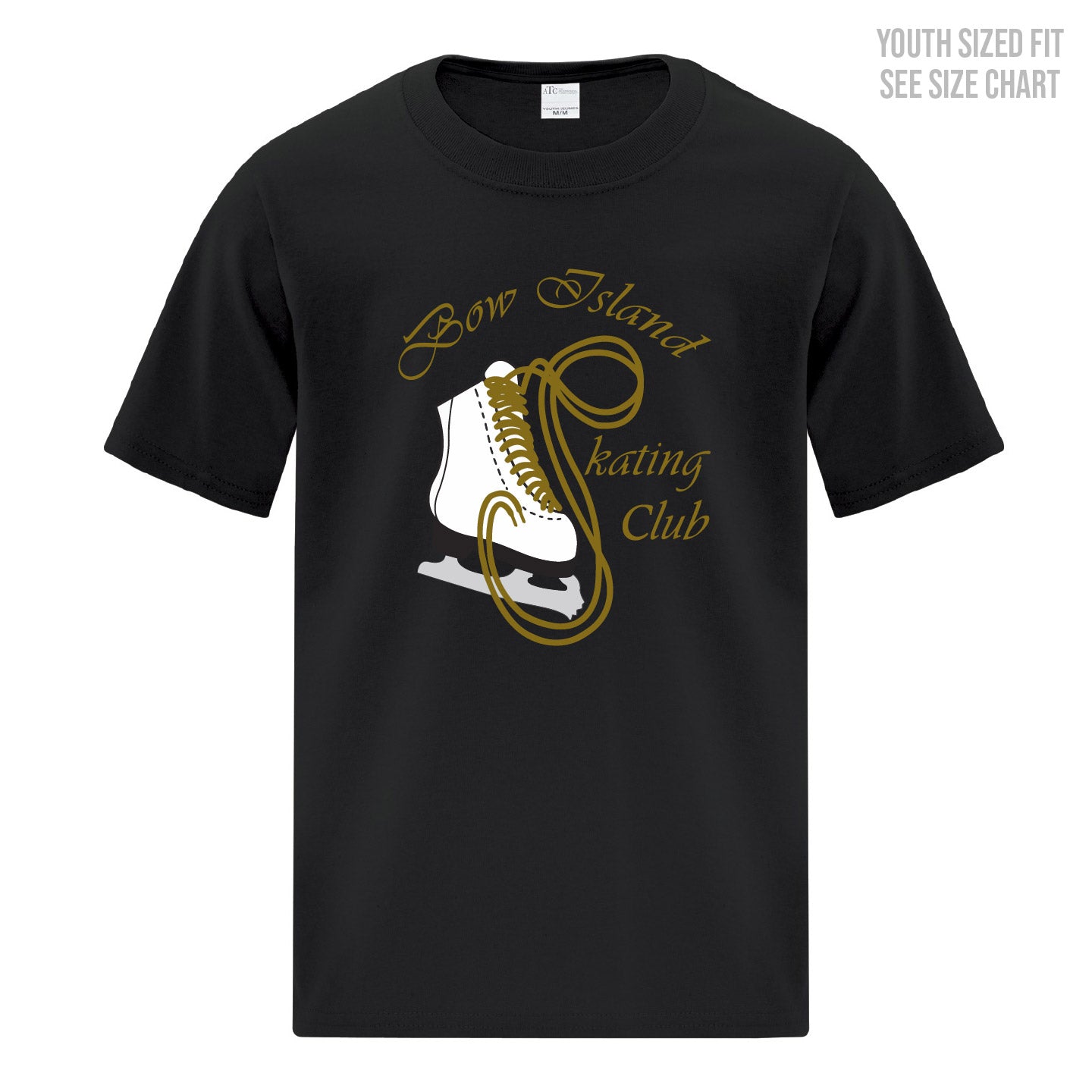Bow Island Skating Club YOUTH T-Shirt (BIST001-ATC1000Y)