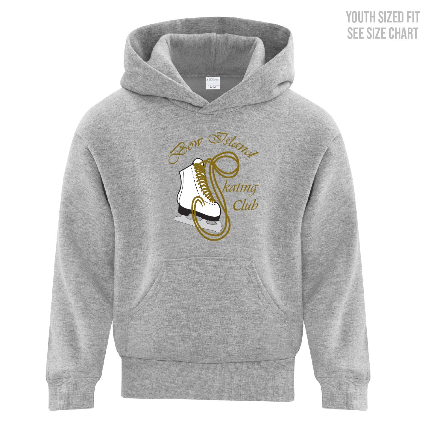 Bow Island Skating Club YOUTH Pullover Hoodie (BIST002-Y2500)