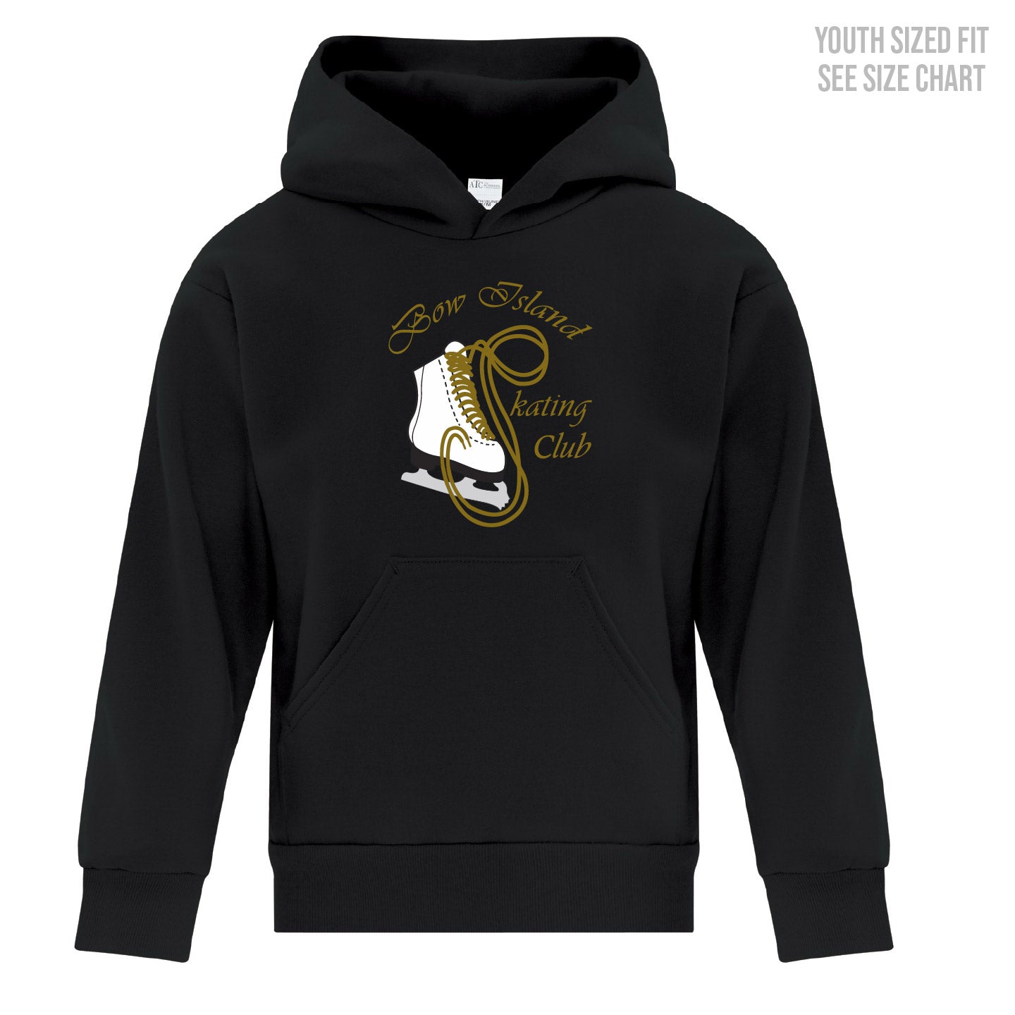 Bow Island Skating Club YOUTH Pullover Hoodie (BIST002-Y2500)