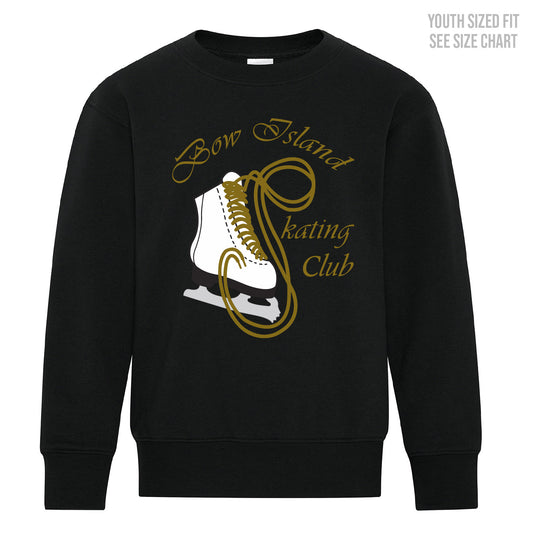 Bow Island Skating Club YOUTH Crewneck Sweatshirt (BIST001-Y2400)