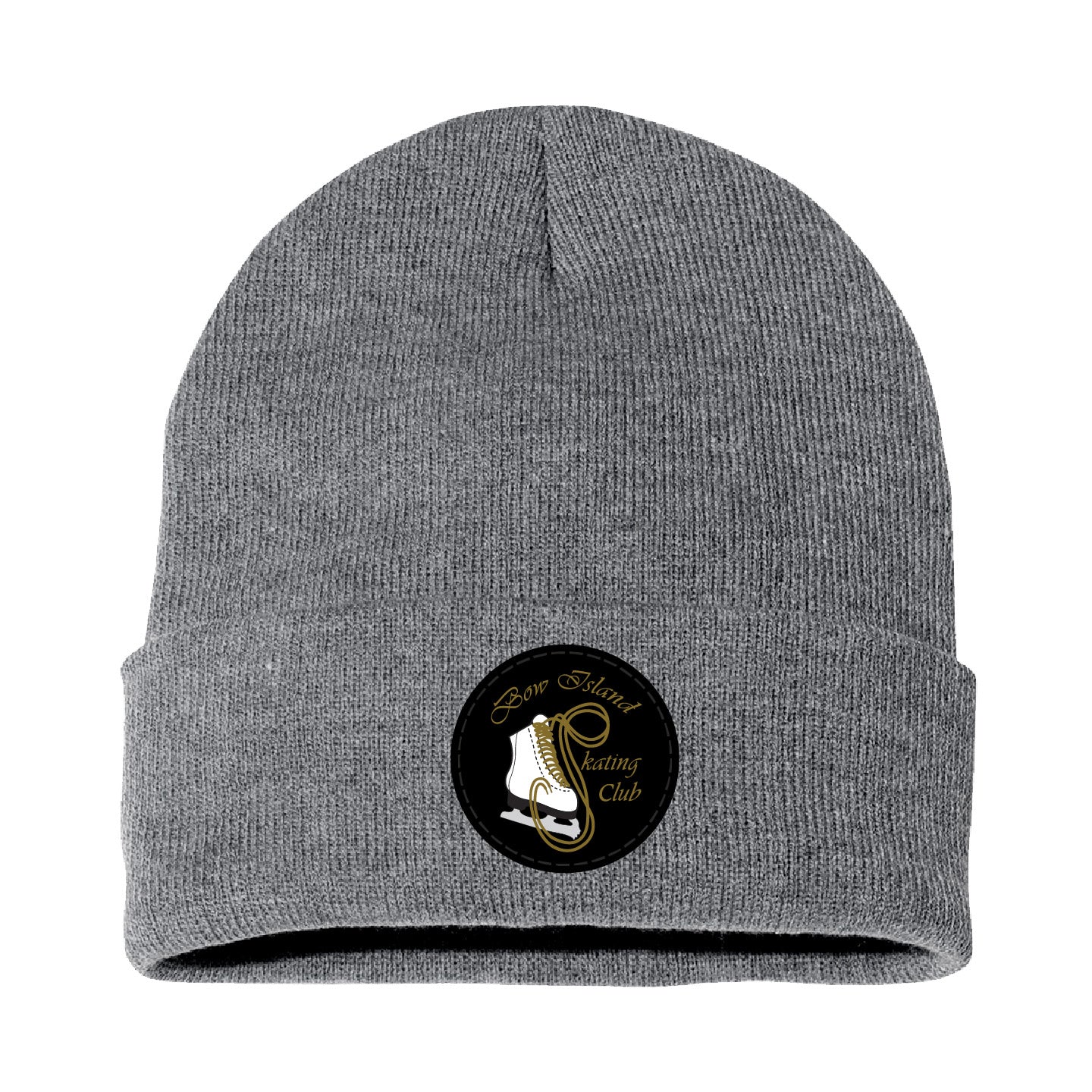 Bow Island Skating Club Patched Cuffed Beanie (BISP001-SP12)
