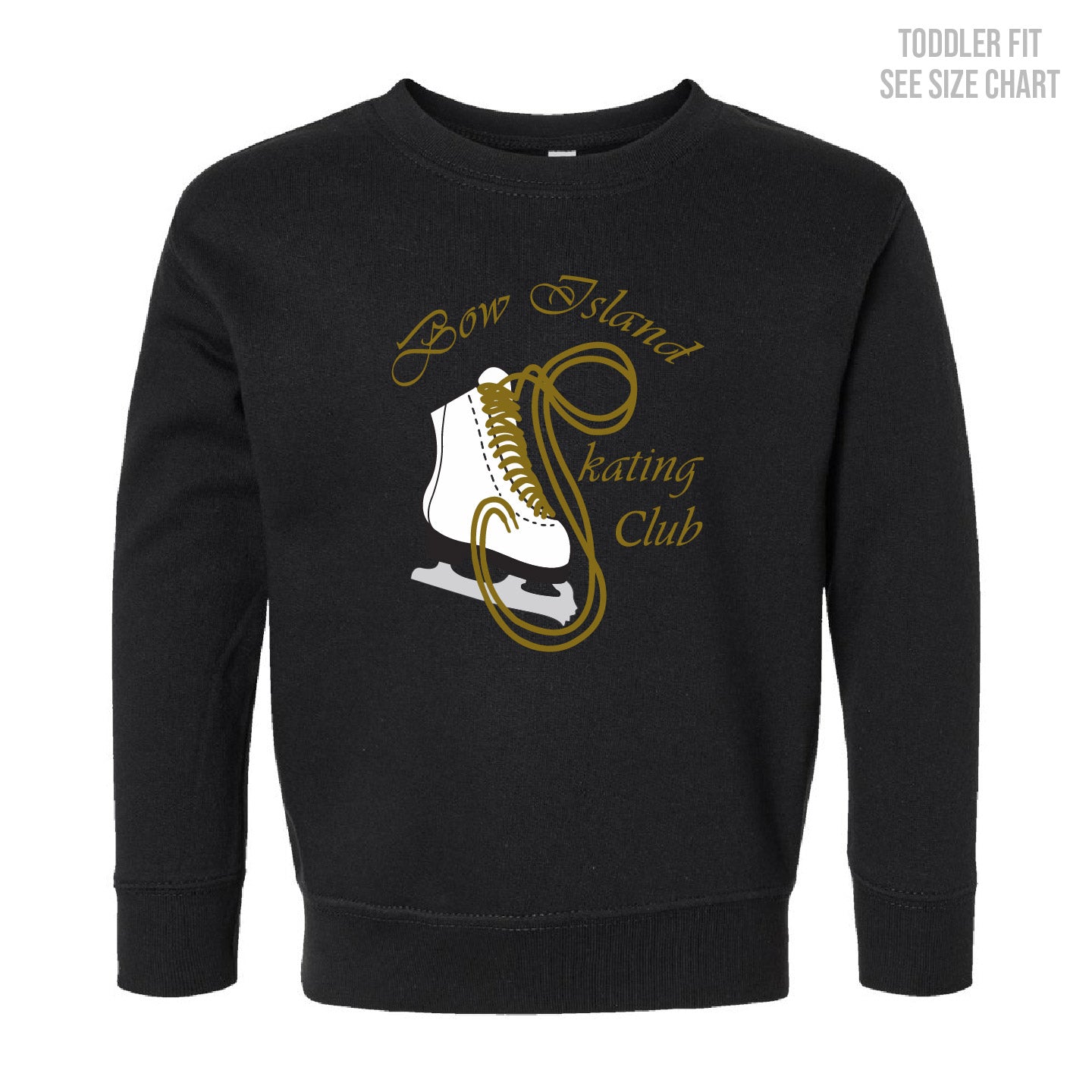 Bow Island Skating Club TODDLER Sweatshirt (BIST002-3317)