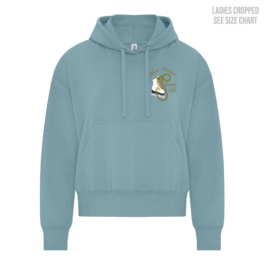 Bow Island Skating Club LADIES Cropped Hoodie (BIST003-KOI2250L)