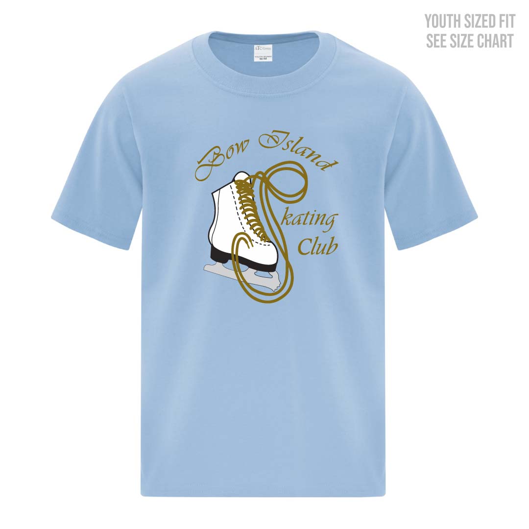 Bow Island Skating Club YOUTH T-Shirt (BIST001-ATC1000Y)