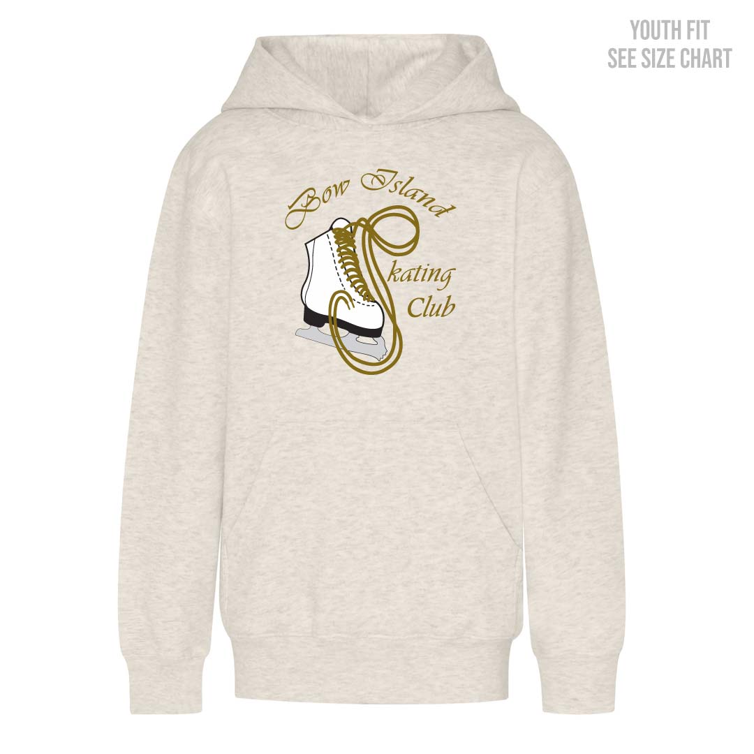 Bow Island Skating Club YOUTH Pullover Hoodie (BIST002-Y2500)