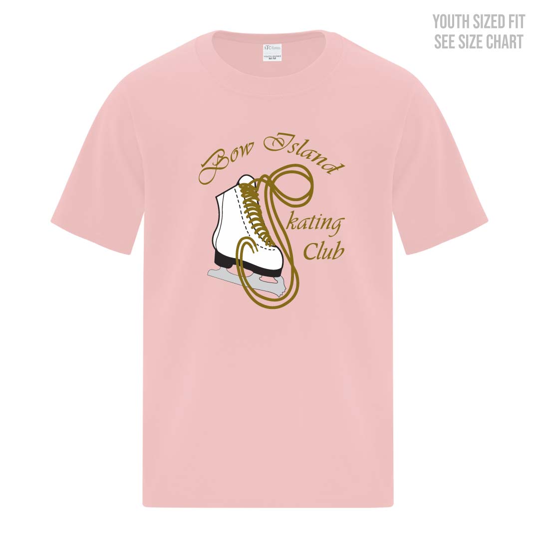 Bow Island Skating Club YOUTH T-Shirt (BIST001-ATC1000Y)