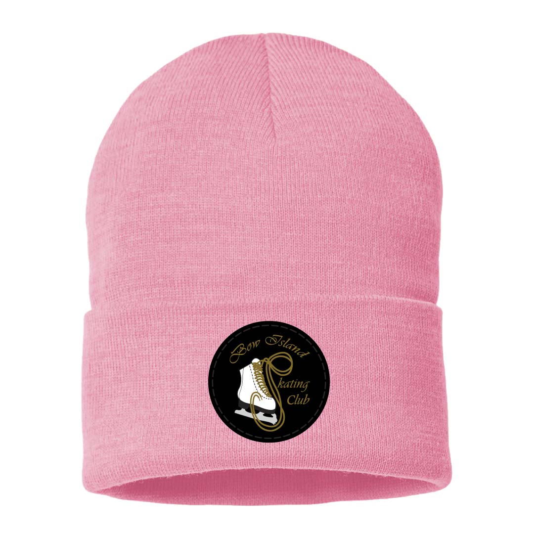 Bow Island Skating Club Patched Cuffed Beanie (BISP001-SP12)