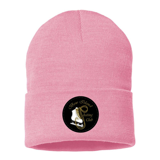 Bow Island Skating Club Patched Cuffed Beanie (BISP001-SP12)