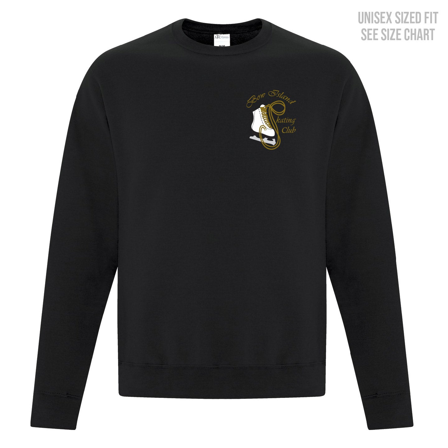 Bow Island Skating Club ADULT Crewneck Sweatshirt (BIST003-F2400)