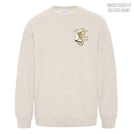 Bow Island Skating Club ADULT Crewneck Sweatshirt (BIST003-F2400)