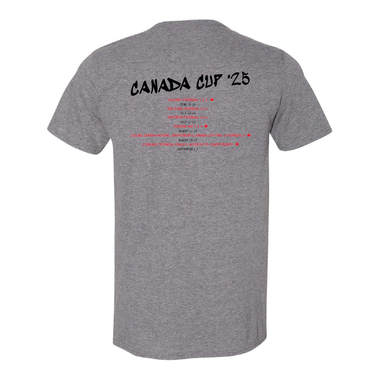 Canada Cup '25 Unisex T-Shirt (BMXCCT001/002-64000)