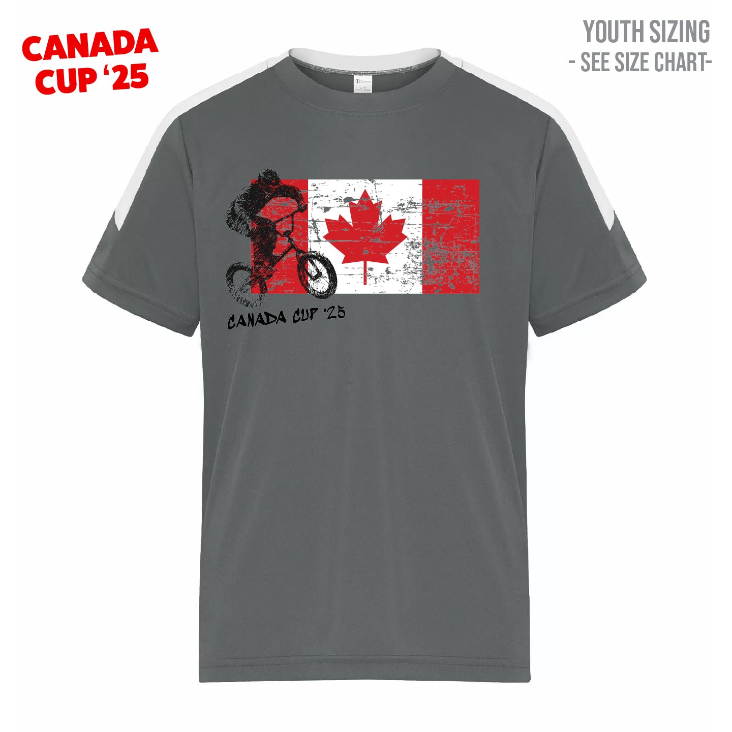 Canada Cup '25 YOUTH Performance T-Shirt (BMXCCT003/004-Y3550)