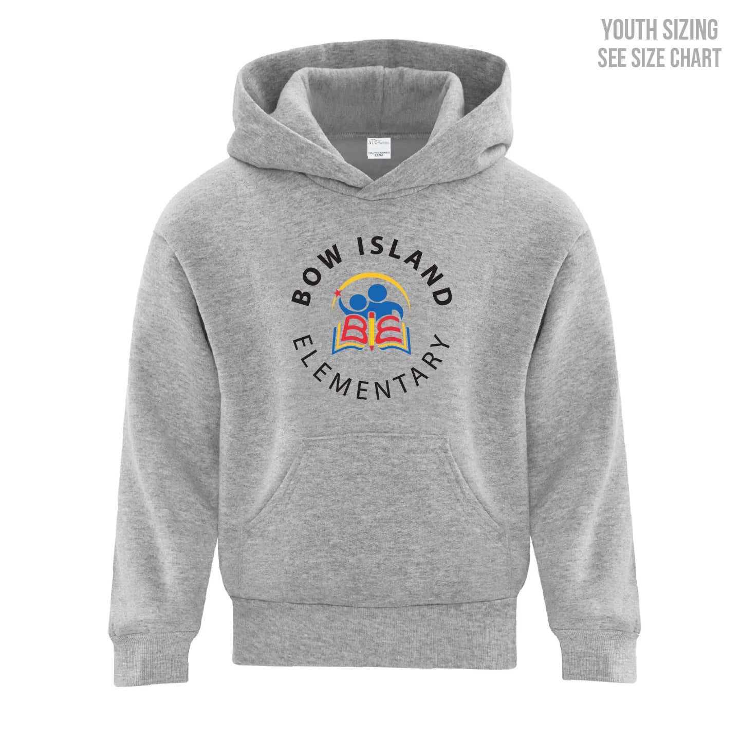 Bow Island Elementary YOUTH Pullover Hoodie (BOWT002-Y2500)