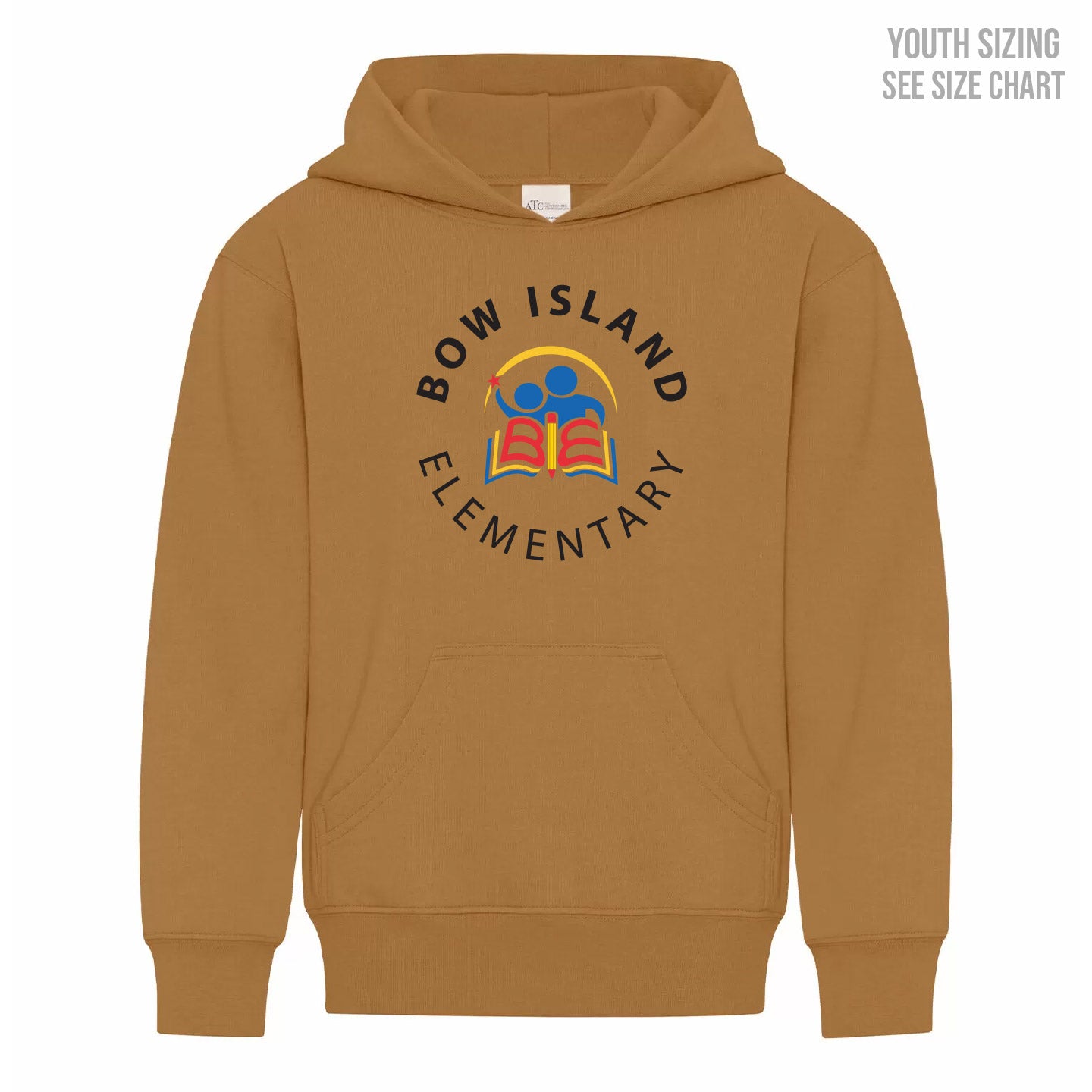 Bow Island Elementary YOUTH Pullover Hoodie (BOWT002-Y2500)