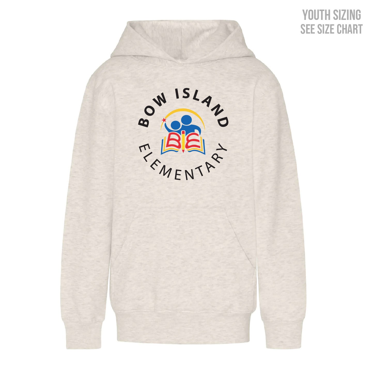 Bow Island Elementary YOUTH Pullover Hoodie (BOWT002-Y2500)