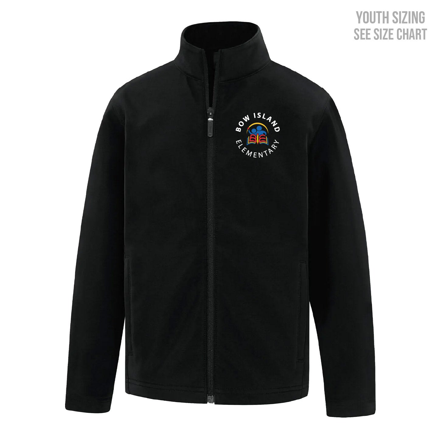 Bow Island Elementary YOUTH Lightweight Jacket (BOWT003-Y7610)