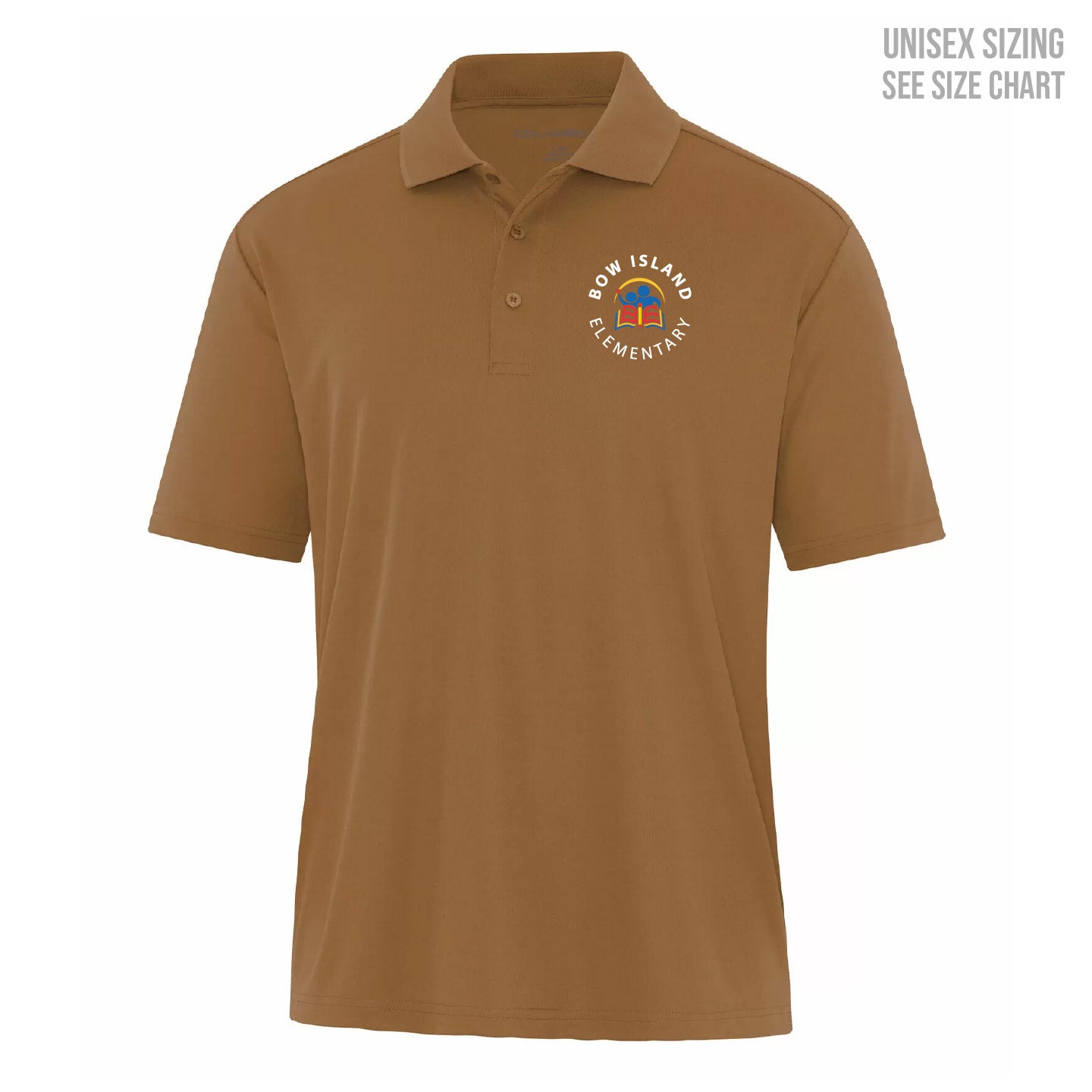 Bow Island Elementary ADULT Polo Shirt (BOWT003-ATCS365)