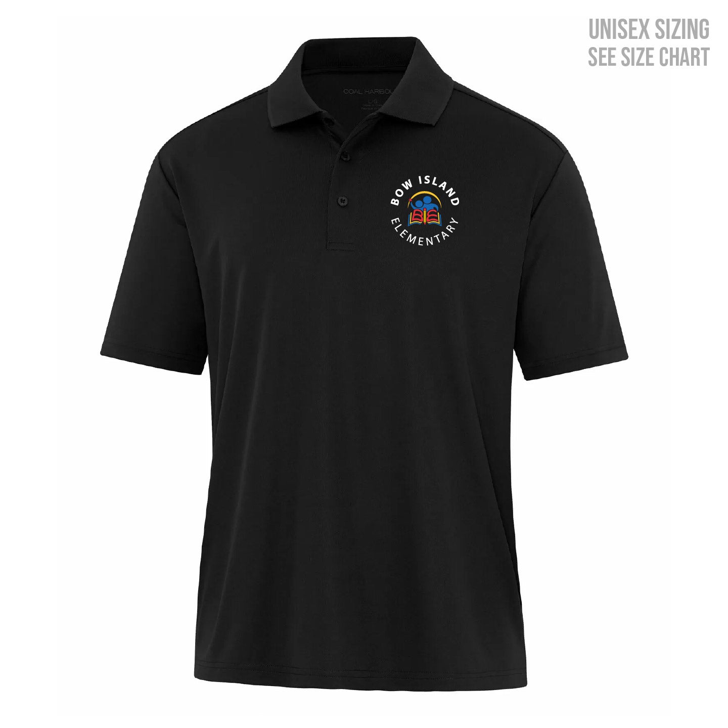 Bow Island Elementary ADULT Polo Shirt (BOWT003-ATCS365)