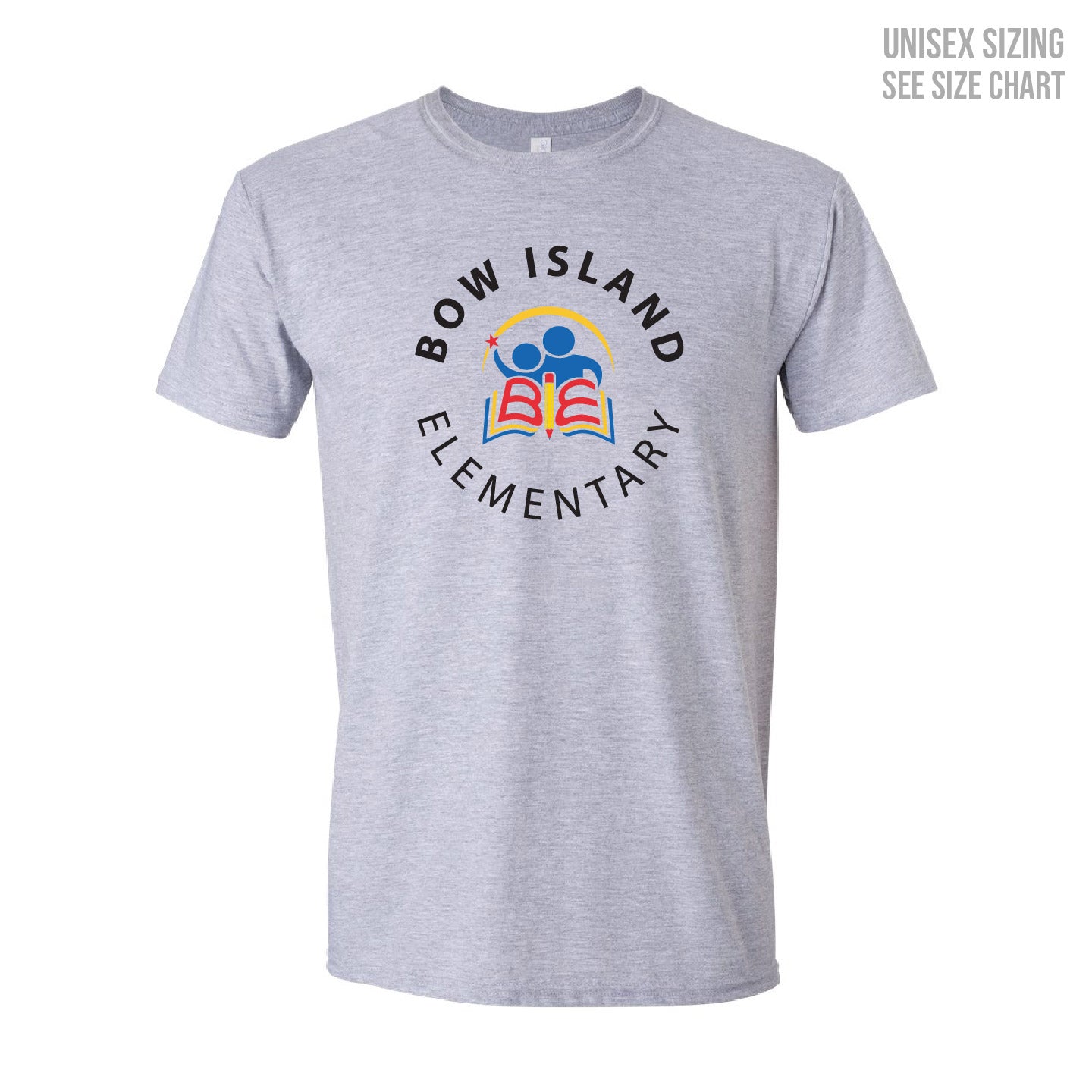 Bow Island Elementary ADULT T-Shirt (BOWT001-64000)
