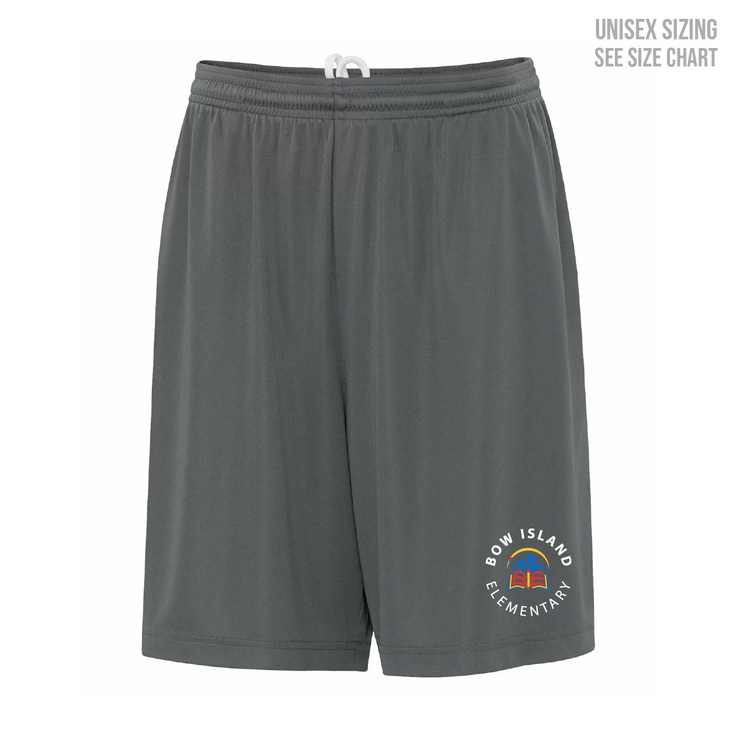 Bow Island Elementary ADULT Pocketed Sport Shorts (BOWT003-S357P)