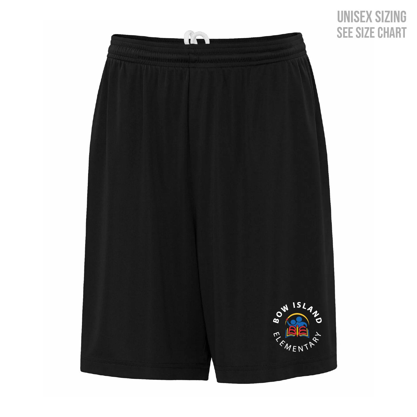 Bow Island Elementary ADULT Pocketed Sport Shorts (BOWT003-S357P)
