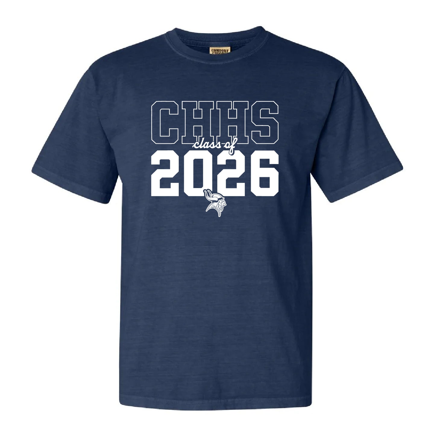 CHHS Grad 2026 Retro Dyed Unisex Ringspun T-Shirt (CHGR26T001-1717)