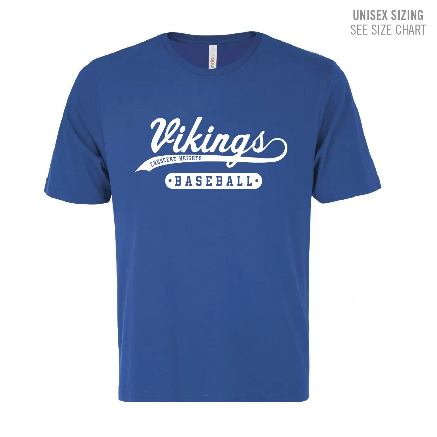 CHHS Baseball Eurospun ADULT T-Shirt (CHBBT001-ATC8000)