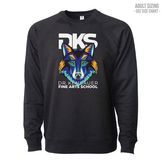 Dr. Ken Sauer Fine Arts ADULT Lightweight Crewneck (DKST007-SS1000C)