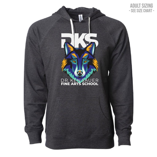 Dr. Ken Sauer Fine Arts ADULT Lightweight Hoodie (DKST007-SS1000)