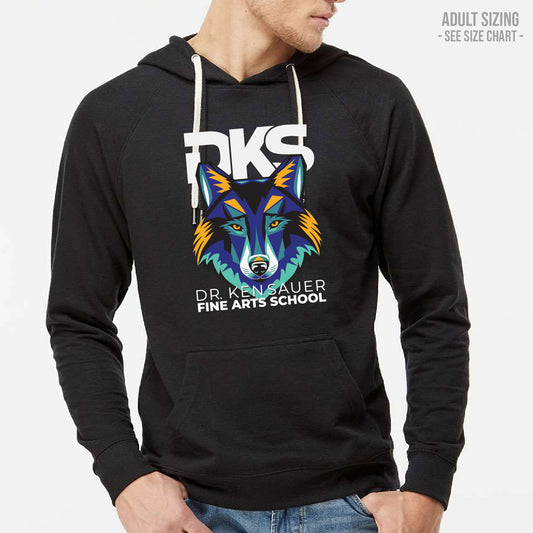 Dr. Ken Sauer Fine Arts ADULT Lightweight Hoodie (DKST007-SS1000)