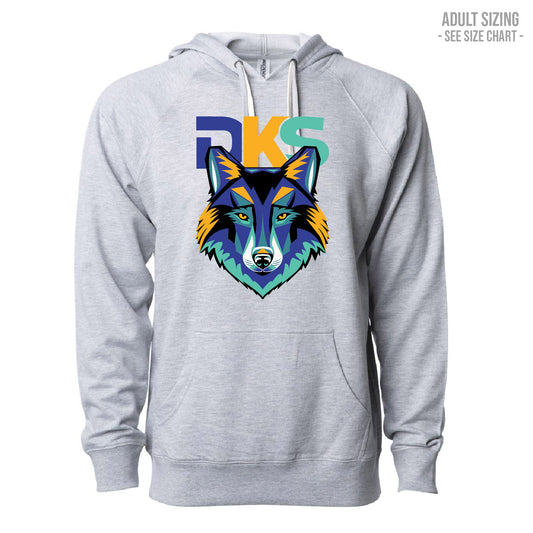 Dr. Ken Sauer Logo ADULT Lightweight Hoodie (DKST006-SS1000)