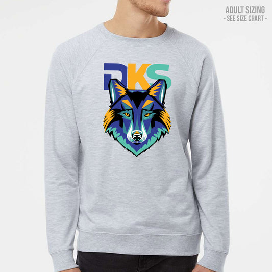 Dr. Ken Sauer Logo ADULT Lightweight Crewneck (DKST006-SS1000C)