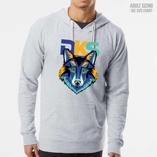 Dr. Ken Sauer Logo ADULT Lightweight Hoodie (DKST006-SS1000)