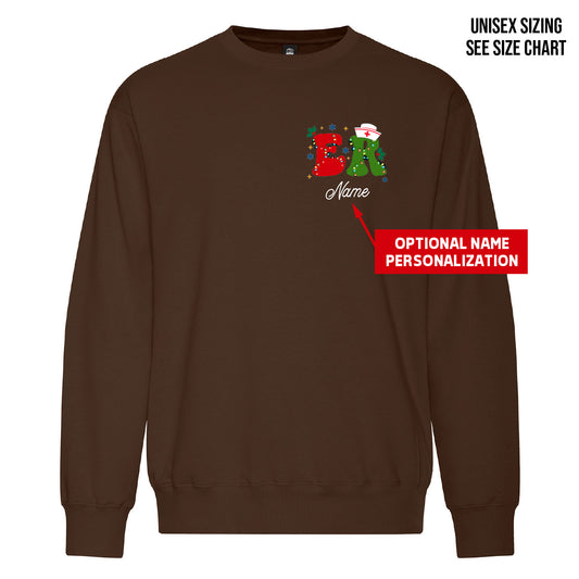 ER Two Print Christmas UNISEX Crewneck Sweatshirt (ERNT003/004-KOI2240)