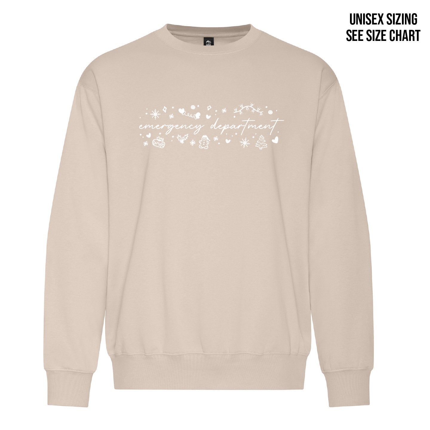 ER White Christmas UNISEX Crewneck Sweatshirt (ERNT001-KOI2240)