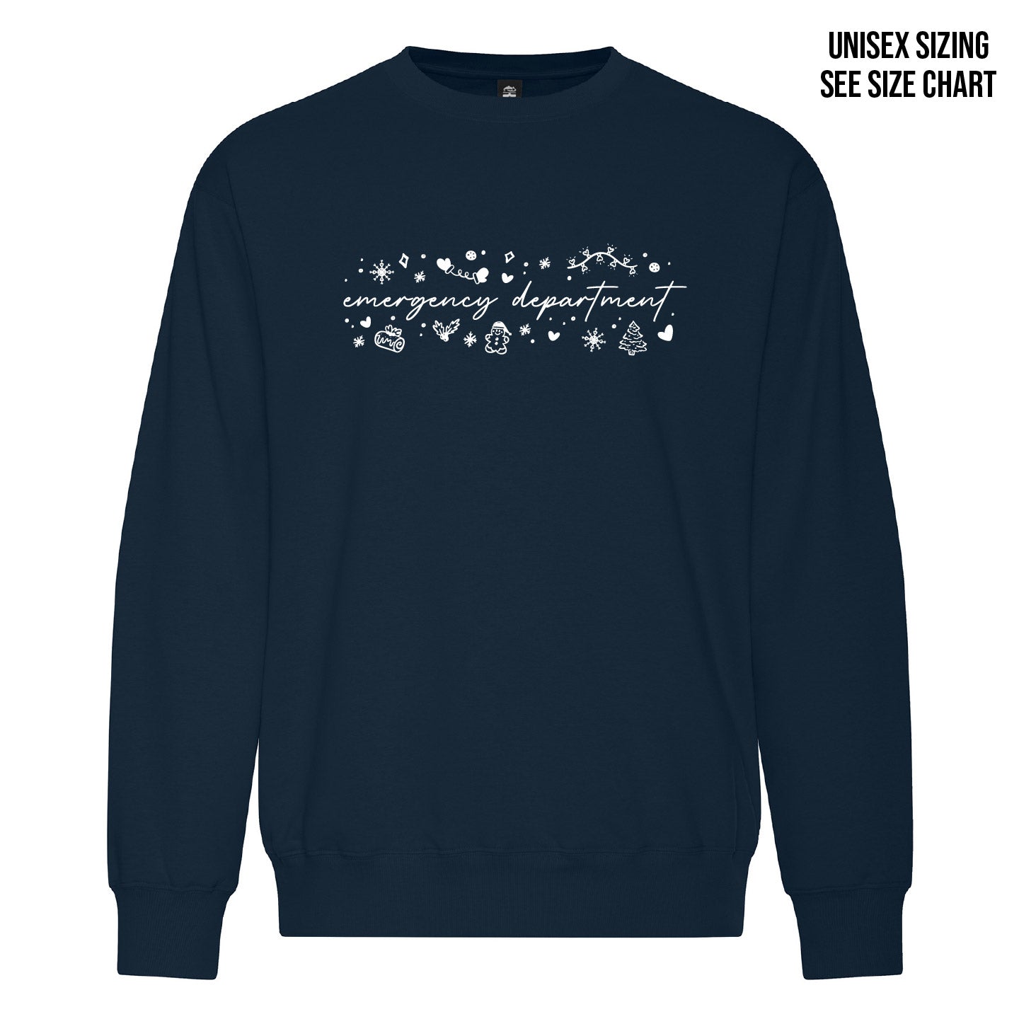 ER White Christmas UNISEX Crewneck Sweatshirt (ERNT001-KOI2240)