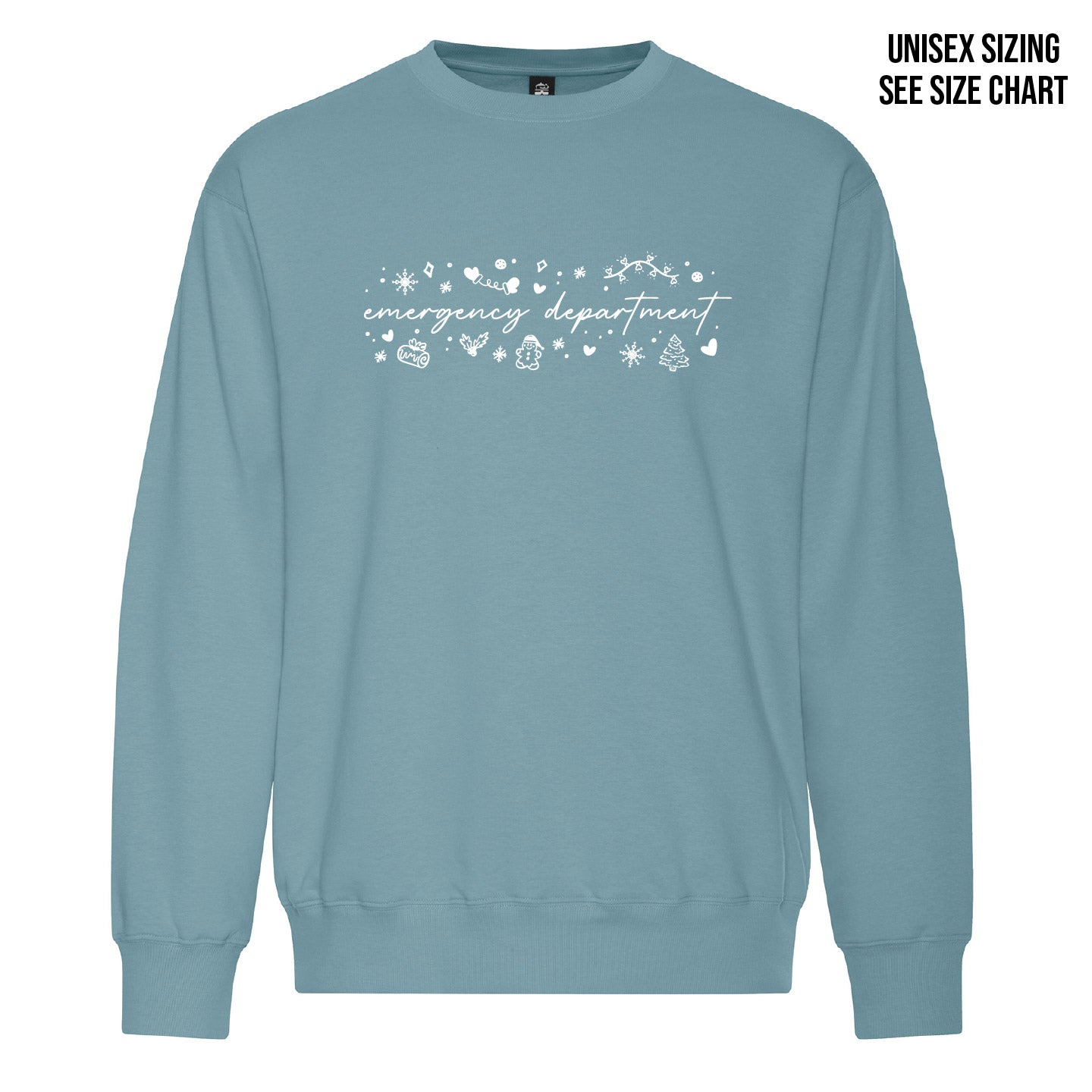 ER White Christmas UNISEX Crewneck Sweatshirt (ERNT001-KOI2240)