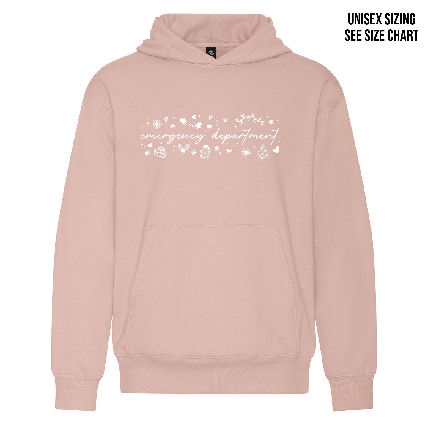 ER White Christmas UNISEX Pullover Hoodie (ERNT001-KOI2250)