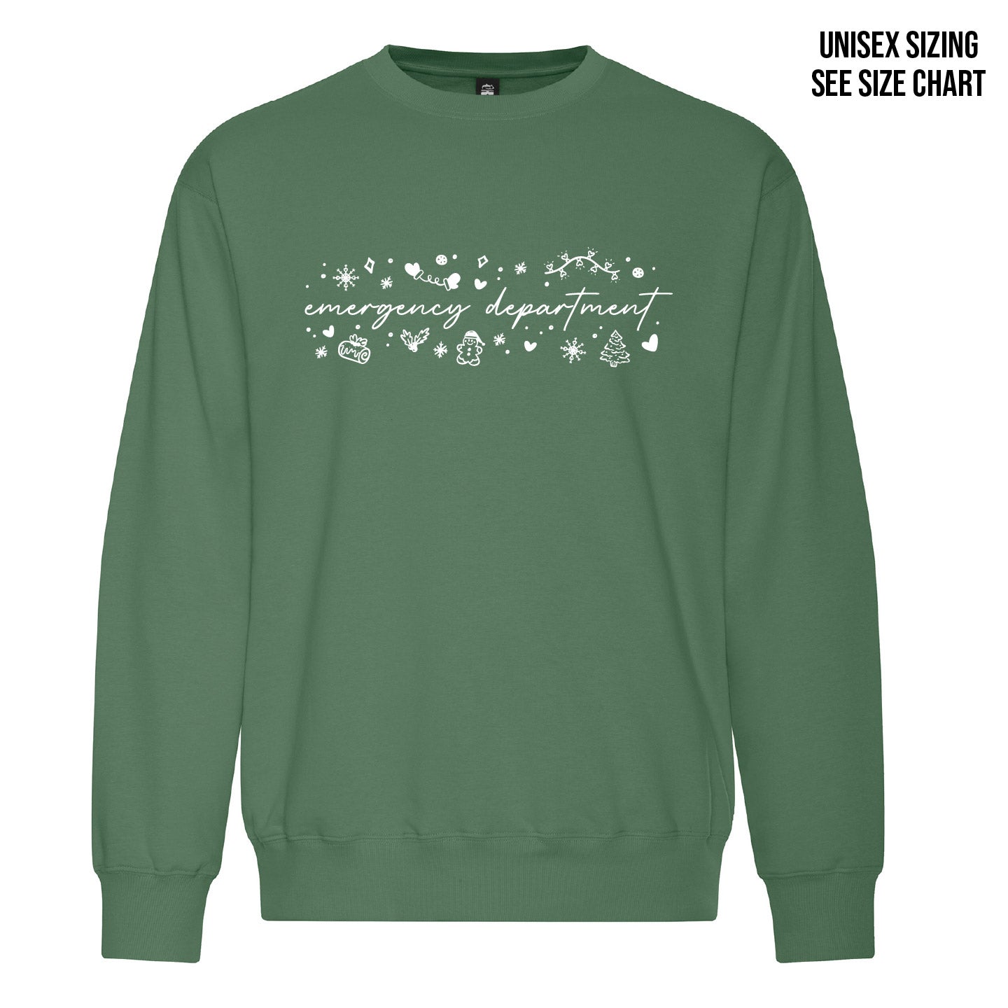ER White Christmas UNISEX Crewneck Sweatshirt (ERNT001-KOI2240)