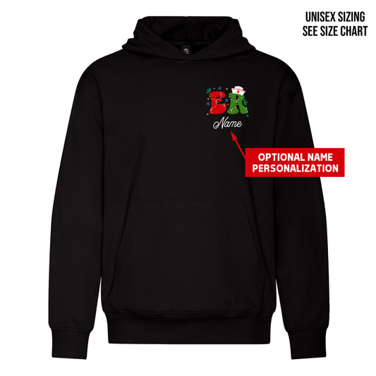 ER Two Print Christmas UNISEX Pullover Hoodie (ERNT003/004-KOI2250)