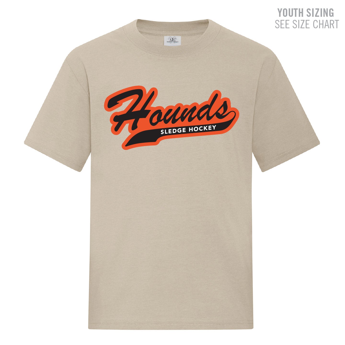 MHASR Hounds YOUTH Earth Wash T-Shirt  (MHASRT0024-ATC6040Y)