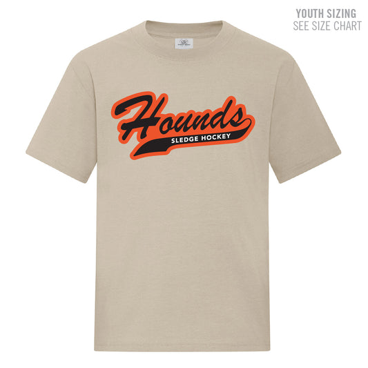 MHASR Hounds YOUTH Earth Wash T-Shirt  (MHASRT0024-ATC6040Y)