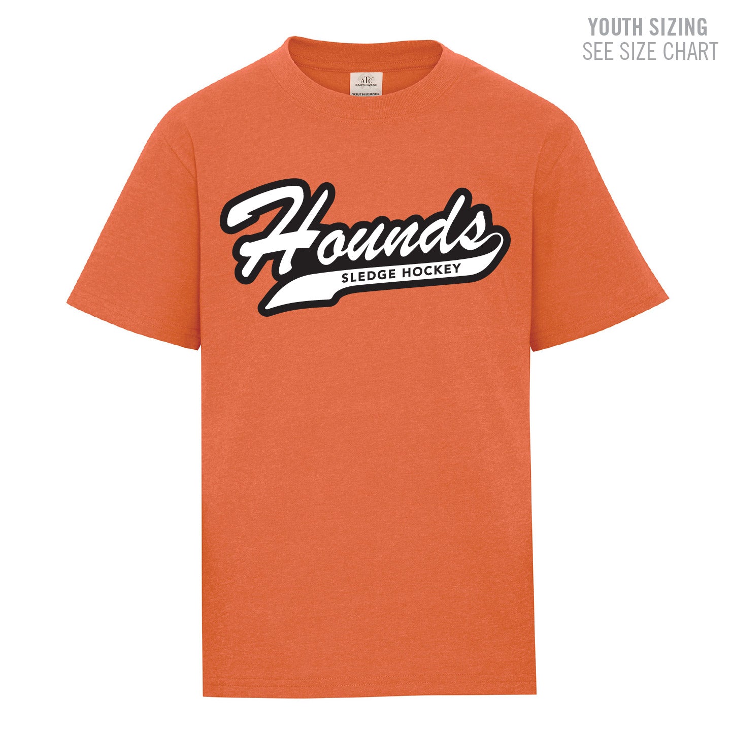 MHASR Hounds YOUTH Earth Wash T-Shirt  (MHASRT0026-ATC6040Y)