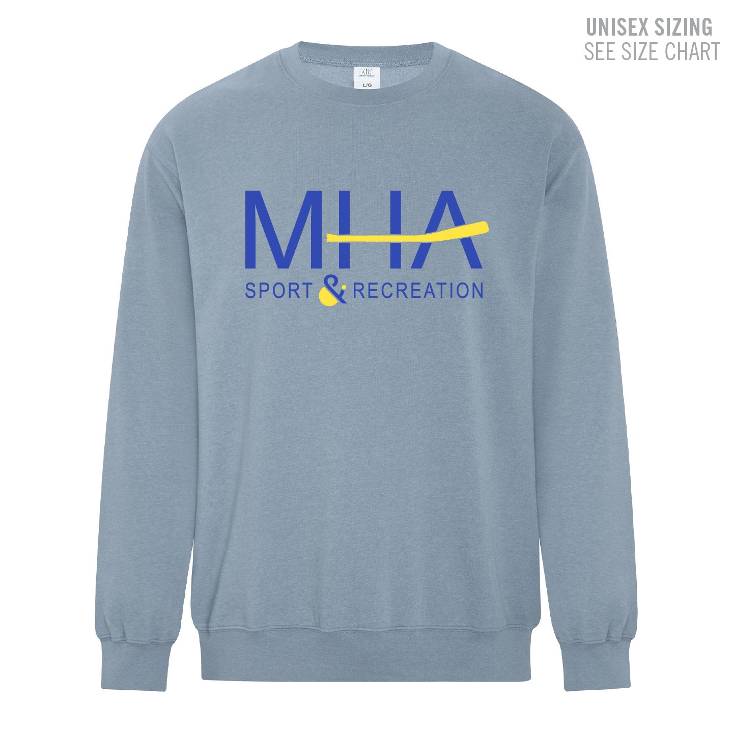 MHASR Unisex Earth Wash Crewneck Sweatshirt (MHASRT004-F6400)