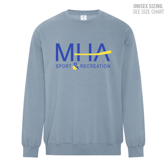MHASR Unisex Earth Wash Crewneck Sweatshirt (MHASRT004-F6400)