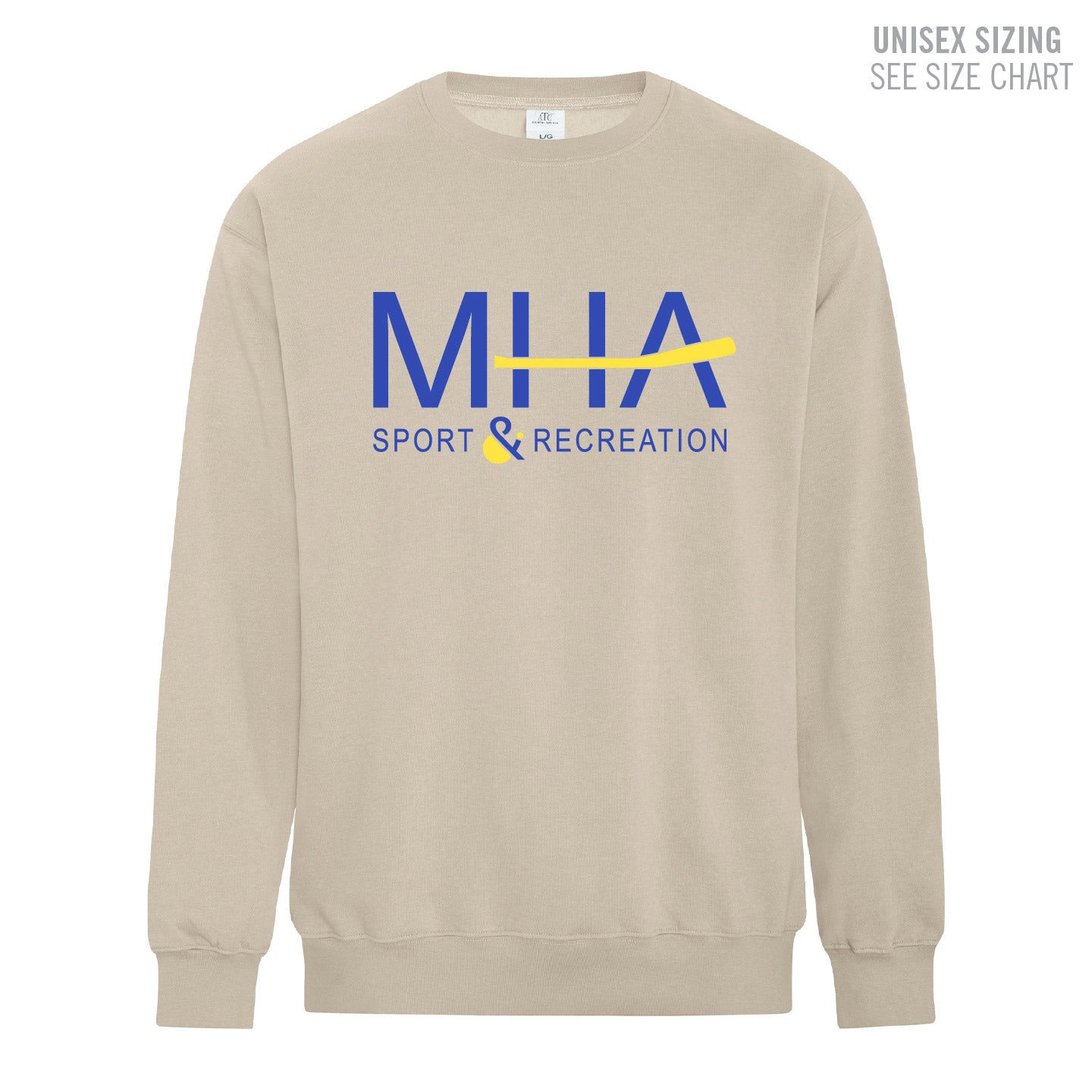 MHASR Unisex Earth Wash Crewneck Sweatshirt (MHASRT004-F6400)