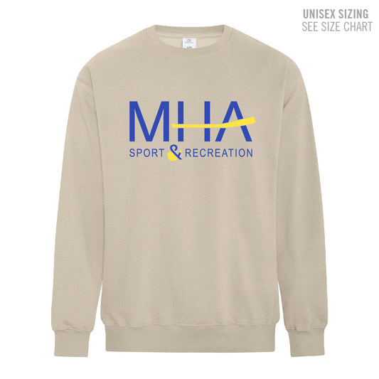 MHASR Unisex Earth Wash Crewneck Sweatshirt (MHASRT004-F6400)