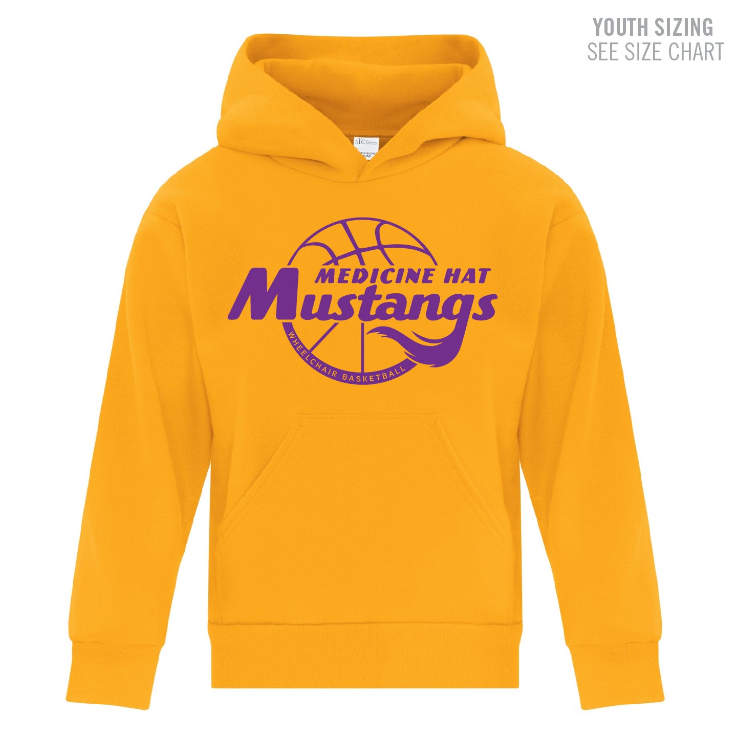 MHASR Mustangs YOUTH Pullover Hoodie (MHASRT0021-Y2500)